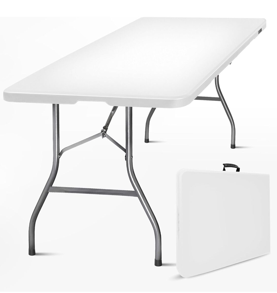 Table pliante rectangulaire blanche – Location événementielle